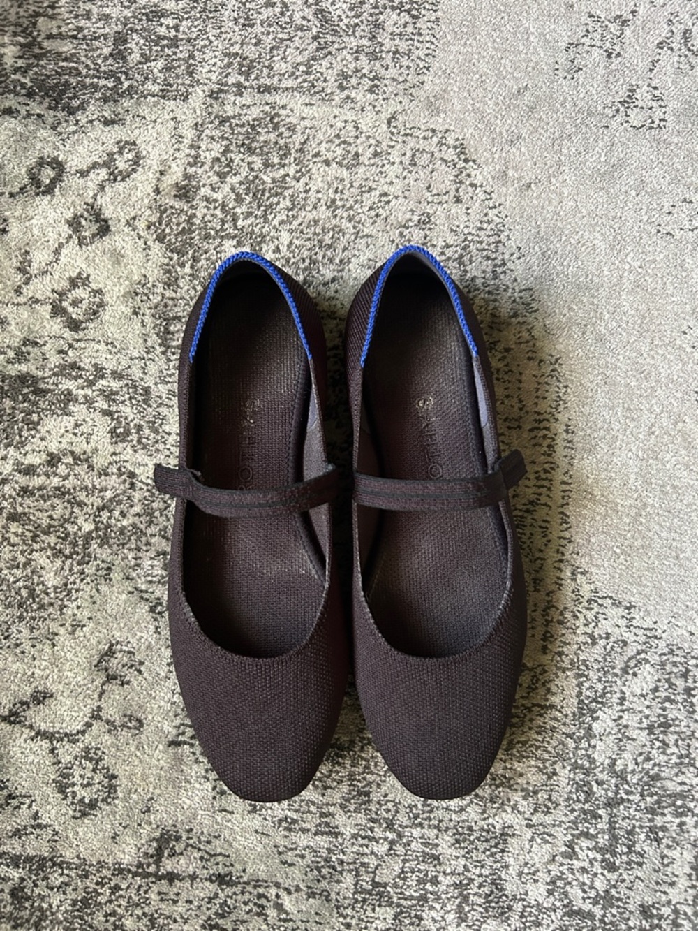 Rothy’s the square Mary Jane size 6 black